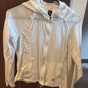 Under Armour White Lightweight Jacket